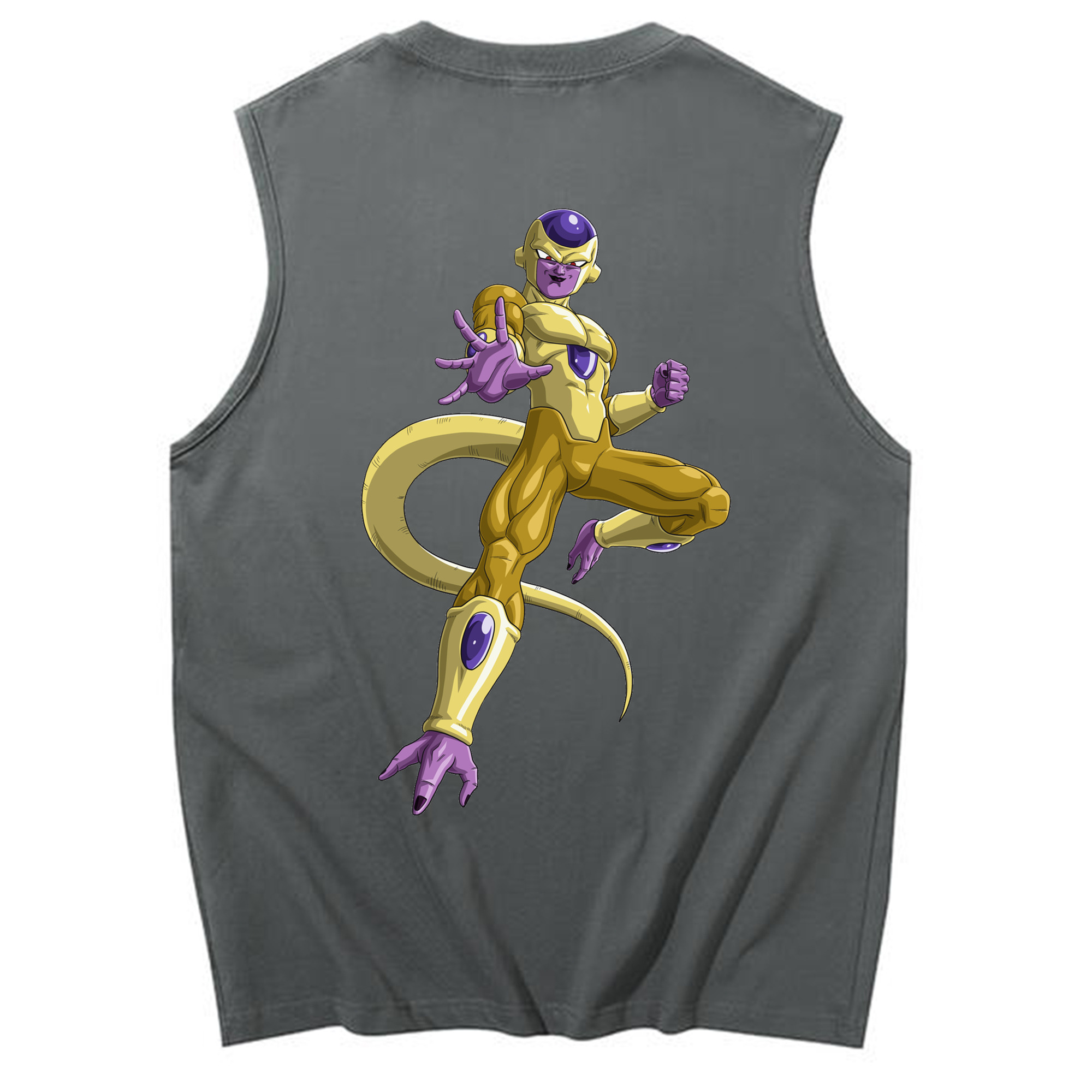 （画像用） ドラゴンボール フリーザ DRAGON BALL Frieza コットン100％タンクトップ（背面プリント）
